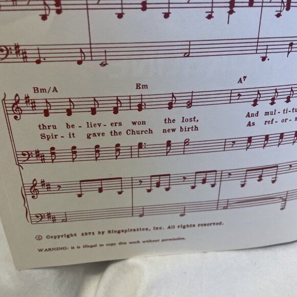 Come, Holy Spirit SATB Piano Sheet Music Peterson 1971 Singspiration ZJP-8101 - Picture 5 of 8